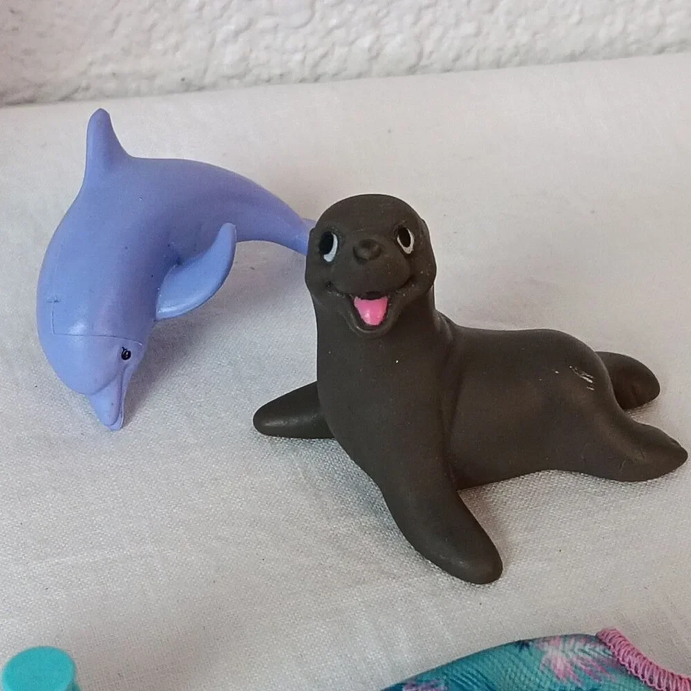 Barbie Ocean Theme Marine Biologist  Lot Extra Clothes and Accessories Some Vtg